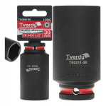 Deep impact socket Tvardy T00211-30 1/2" 6PT 30mm CR-MO