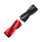 Roborock Rubber Main Brush 8.02.0363 robottolmuimeja peahari kummist s&uuml;nteetilised harjased Qrevo Curv Qrevo Edge Saros 10 Must