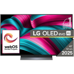 LG teler 48" OLED48C51LA, 4K Ultra HD, OLED evo, 3840 x 2160, 0.1 ms, DVB-C, DVB-S, DVB-T, Wi-Fi, Ethernet LAN, Must