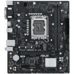 Asus Emaplaat PRIME H610M-R D4-SI, LGA 1700, DDR4, 64 GB, 1 x M.2, 4 x SATA III, 1 x HDMI, 1 x DVI-D, 1 x VGA, 7.1 kanaliga heli