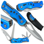 Geko Multi-tool G01904, nuga, saag, korkide avaja, puuri, fail, 3 mm, 4 mm, 5 mm lame kruvikeerajad, Phillips kruvikeeraja