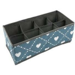 Besk Ladustuskast 9102367, 280mm, 140mm, 100mm, 8 sektsiooni, ristk&uuml;lik, sinine