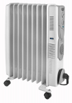 &Otilde;liradiaator suuremate ruumide lisak&uuml;tmiseks 2000W Turbo 75-90m&sup3; 3 režiimi termostaat rattad valge RAD 2000T 363722 Eurom