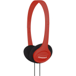 Koss K&otilde;rvaklapid KPH7r 192766, 3.5mm, 32&Omega;, 80-18kHz, stereo, punased, k&otilde;rvapealsed