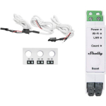 Shelly Pro 3EM-3CT63, energiatarbimise m&otilde;&otilde;tur, Pro3EM3CT63, 100-260V, 0-63A, 60 p&auml;eva andmete salvestamine, KNX, Modbus, MQTT