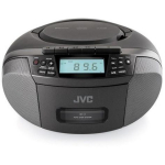 Jvc Raadiom&auml;ngija JVCRCE444B, 239mm, 260mm, 129mm, 2x2W, 30 eelnevalt seadistatud jaama, CD m&auml;ngija, kassettm&auml;ngija