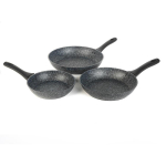 Salter BW06235S1BRMFOB Megastone 3-Piece Frying Pan Set - 20/24/28cm