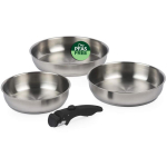 Russell Hobbs Praepannide komplekt RH04033, h&otilde;bedane, roostevaba teras, eemaldatav k&auml;epide, 4 tk.