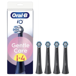 Oral-B Vahetatavad hambaharjad iO GentleCare Black 4, 4 tk, v&auml;ga pehmed harjased, v&auml;rvi muutev harjased