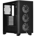 Corsair RGB Tempered Glass PC Korpus 3000D CC-9011255-WW, 2x3.5", 2x2.5", 7 laiendusslotti, 3x AR120 RGB ventilaatorit
