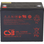 CSB HRL1225W UPS aku, 12V, 6Ah, 25W, VRLA, F2, 1.95kg