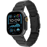 FIXED Titaanist rihm Apple Watch 44/45/46/49mm, FIXTST-434-BK, must, PVD-kate, kriimustuskindel