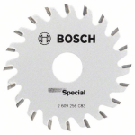 Bosch Saeketas Special 2609256C83, 65mm, 1,6mm, 15mm, 12 hammast, karbiid, puit, 9000 p/min