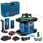 Bosch GRL 650 CHVG Professional 0601061G00, p&ouml;&ouml;rlev lasernivoo, 1-70m, 1.5mm/m, roheline, IP68, Bluetooth, LR06/LR20, 4x1.5V