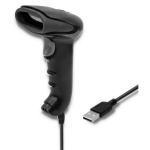 Qoltec 50868 Traadita laserskanner, 1D/2D, 2000mAh, 2.4GHz, USB, 8h, must