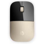 HP Z3700 Gold traadita hiir X7Q43AA, 2.4GHz, 1200DPI, optiline, 3 nuppu, AA, nano vastuv&otilde;tja