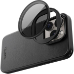 Telesin P10-FLT-02 CPL 58mm filter iPhone 15 Pro/Pro Max jaoks, 13g, 55mm, klaas+alumiinium, 3.7mm, magnetiline