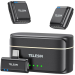 TELESIN wireless tie microphone + powerbank for phones (USB-C)