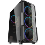 Darkflash Aquarius Acrylic arvutikorpus, ATX/M-ATX/ITX, 7 pesa, 8x120mm ventilaatorit, 240mm vesijahutus, USB 3.0/2.0, 330mm GPU