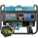 Bensiini generaator 5000W, 230V EURO 5 KS 7000 KONNER & SOHNEN