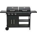 Gaasigrill liha ja k&ouml;&ouml;giviljade grillimiseks 8.6kW 2+1 p&otilde;letit k&uuml;lgp&otilde;leti rattad 99649 LUND