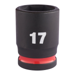 SHOCKWAVE&trade; IMPACT DUTY TRIECIENIZTURĪGAS UZGRIEŽŅU MUCIŅAS, 17 MM 3/8" IMPACT SOCKET STD - 1 PC, 4932480274 MILWAUKEE