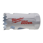 HOLE DOZER&trade; DIVMETĀLA GREDZENZĀĢI, HOLE DOZER HOLESAW - 27 MM - 1 PC, 49560047 MILWAUKEE