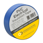 Elektriskās izolācijas lente, zila 0,13mm x 18mm x 10m, GGEET0131810BL, G&Uuml;NSAN