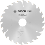 Ripzāģa disks 165x30mm Optiline Wood, Rokas ripzāģiem PRO WOOD RIPZĀĢA ASMENS, 2608640602, BOSCH