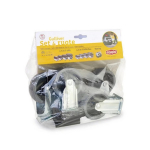 Ratų komplektas 4 vnt. transportavimo narvui Gulliver 4-5-6-7 juodas 2196328 STEFANPLAST