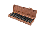 J&otilde;upadrunite komplekt, FORSTIME, FT-4117-5MPB, 1/2" DR, 10-24 mm, kroommol&uuml;bdeen teras, 11 tk