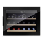 Veinik&uuml;lmik kapp sisseehitatav 18 pudelit kompressortehnoloogia energiat&otilde;hususe klass G m&otilde;&otilde;dud 34.5&times;82&times;55.5 cm must WineSafe 18 EB 00627 Caso