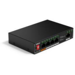 Dahua SF1005-EUR l&uuml;liti, haldamata, 5 RJ-45 porti, 10/100 Mbit/s, 1.8 Gbit/s, PoE, 48-57 V