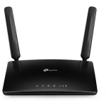 TP-LINK ruuter TL-MR150 300Mbps 4G LTE, 2 antenni, 4 LAN porti, 2.4 GHz, toiteadapter, RJ45 kaabel