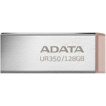 Adata USB m&auml;lupulk UR350-128G-RSR/BG 128 GB, USB 3.2 Gen 1, lugemise kiirus 100 MB/s, metallkorpus, pruun