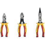 Dewalt VDE tangide komplekt DWHT82811-0, 3 tk, 1000V, must oks&uuml;&uuml;dipind, mugavad k&auml;epidemed