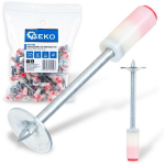 Geko Pneumaatiline mini naelap&uuml;stol G01532 42 mm, 7.3 mm, teras, 100 tk