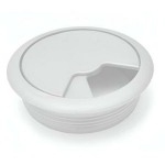 Gtv Kaabli pistik D60 valge 1376459, 60mm, 19,5mm, plastmass, &uuml;mmargune, vajutatav kate