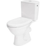 Cersanit WC Merida MR010B 6689691, 355 mm, 670 mm, 3/6 l, horisontaalne v&auml;ljalaskeava, k&uuml;lg&uuml;hendus, kaanega