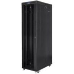 Lanberg Rack kapp 19" vabalt seisev 47U/800x1200, FF01-8247-12BL, RAL 9004, 1.5mm paneeli paksus, 8 jahutusventilaatorit