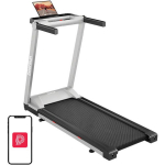 Deerrun A1 Pro kokkupandav elektriline jooksurada, A1 Pro - Silver, 16 km/h, 6%, 3 HP, 158 kg, PitPat rakendus
