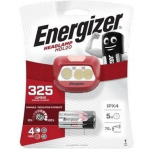 Energizer Taskulamp Pealamp HDL20 444282, 325 lm, 3 x AAA, 70 m, IPX4, 40 h, 3 LED, plastmass, reguleeritav peapael