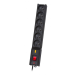 LESTAR LX 610 G-A K.:CZ 3.0M pikendusjuhe, 5m, 230V, 10A, 460W, 2 pistikupesa, 50Hz, must