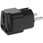 Maclean Adapter MCE155, 110-250V, 13A, toitekaabel, AC toitepistik G, AC toitepistik C
