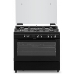 Mpm Gaasi-elektriline pliit MPM-93-KGM-32, 3600 W, 5 p&otilde;letit, 95 l, 9 funktsiooni, klaaskate, digitaalne taimer