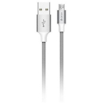 Devia USB kaabel 120EC0460002, 1m, 5V 2.4A, Micro USB, hall, p&otilde;imitud disain