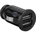 Goobay Kahe USB auto laadija 58912, 12V, 3.1A, 2xUSB 2.0, kiire laadimine, integreeritud kaitse