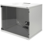 Digitus 9U seinamontaažikapp DN-19 09-U-S-1, 40cm, 54cm, 40cm, IP20, lukustatav turvaklaasist uks, 200&deg; ukse avamiskraad