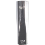 Milwaukee 4932498838, 1/2" 12-tahuline pikem muciņa, 17 mm, 4 lamedat k&uuml;lge, kroomitud