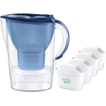 Brita Marella XL filtriga kann 1056038, 3,5L, 2L filtreeritud vett, 4x Maxtra PRO, sinine, l&auml;bipaistev, n&otilde;udepesumasinas pestav